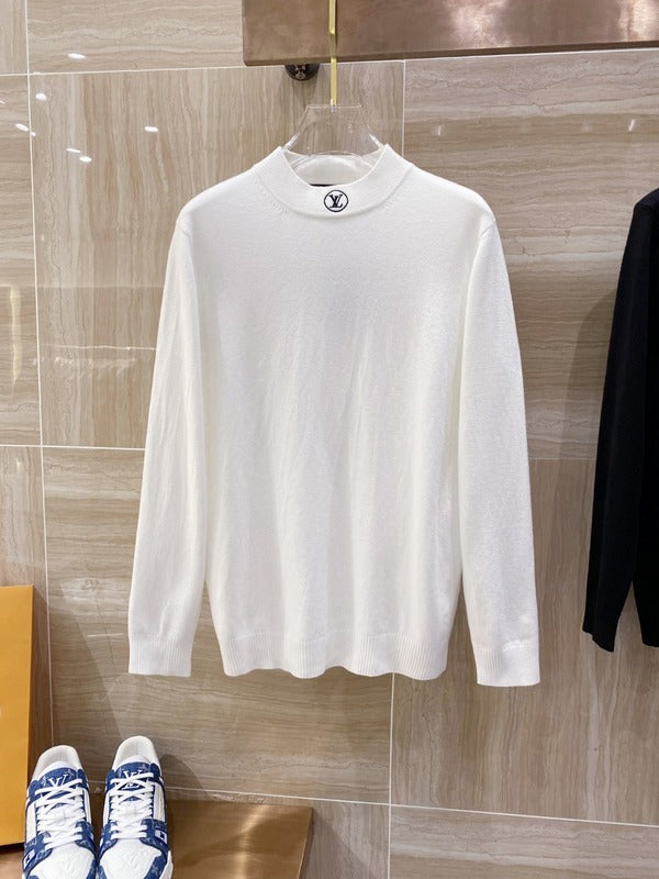Front view of Louis Vuitton luxury clothing with streetwear-inspired cut