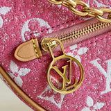 Top view of classic refined women's handbag – women's luxury accessory