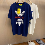 Close-up detail shot of Gucci luxury clothing with signature branding