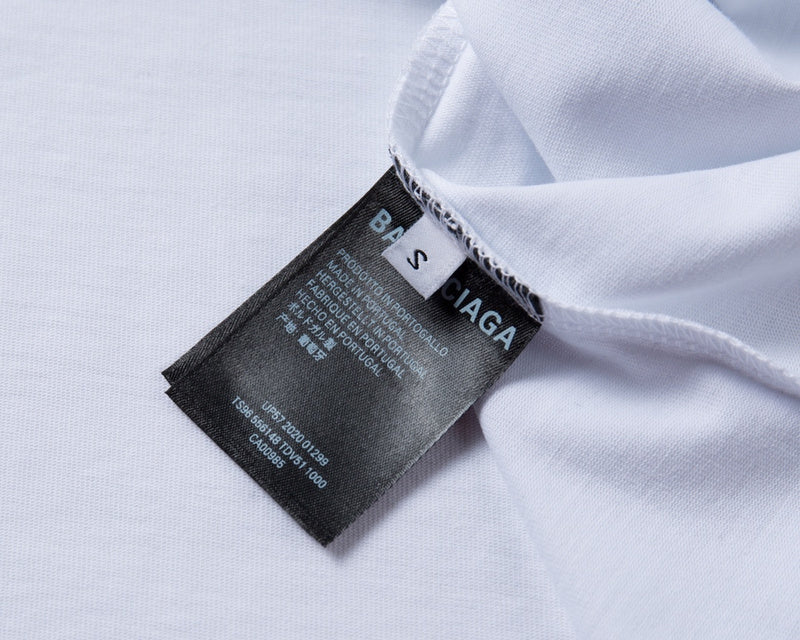 Burberry luxury t-shirt detail shot