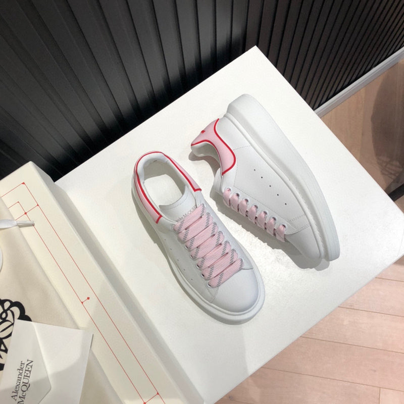 Alexander McQueen crisp white luxury sneakers view 8 everyday casual design