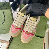 Gucci fresh white-and-black luxury sneakers view 5 sleek tonal finish