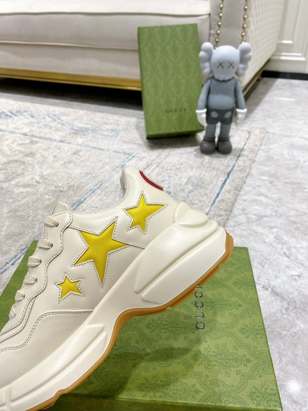 Gucci fresh white-and-black luxury sneakers view 4 streetwear statement look