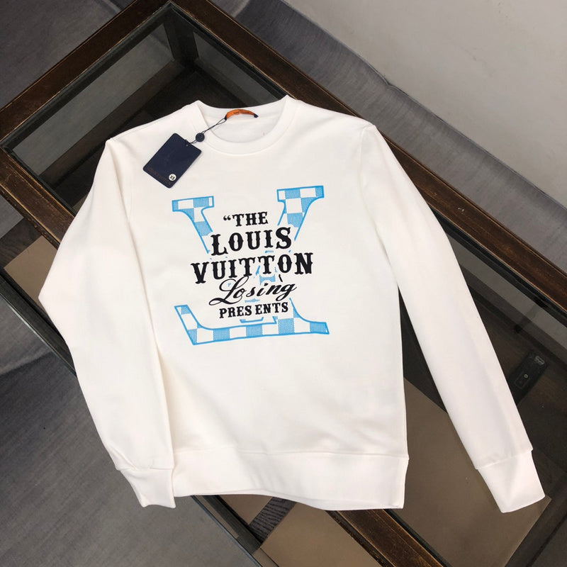 Front view of Louis Vuitton luxury clothing with tailored silhouette