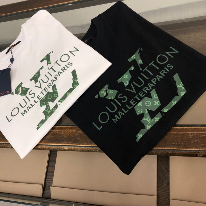 Side profile of Louis Vuitton cotton t-shirt with streetwear-inspired cut