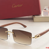 Side view of Cartier unisex sunglasses
