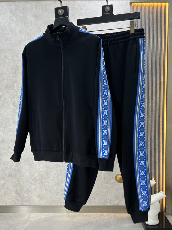 Front view of Louis Vuitton luxury clothing with runway-inspired design