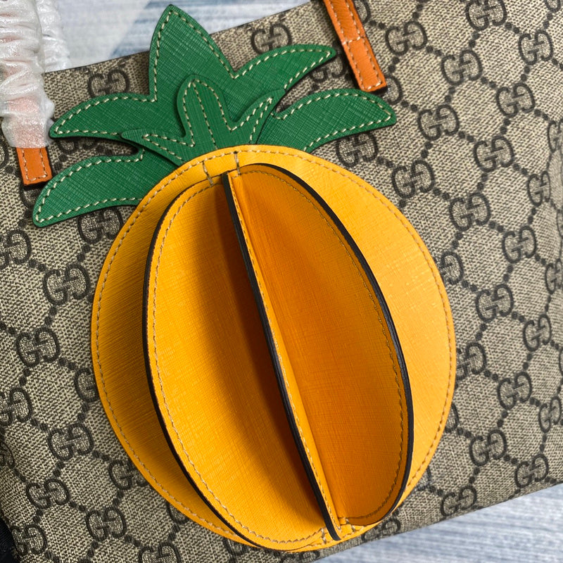 Back view of statement polished women's handbag – women's statement bag
