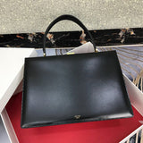 Front view of premium polished women's handbag – women's designer-style accessory