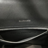 Sleek Faux Leather Handbag - Statement Silhouette | Women's Premium Handbag #630 - texture close-up (image 9) of designer-inspired handbag