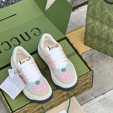Gucci sneakers detailed view showing premium designer craftsmanship
