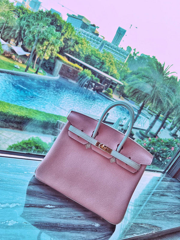 Close-up detail of classic bag design