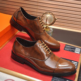 Hermès Chocolate Brown Platform Heels - Close-Up Texture View