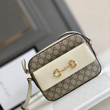 Close-up detail of statement premium women's handbag – women's statement bag