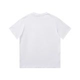 Side profile of Polo cotton polo shirt with monogram-inspired silhouette