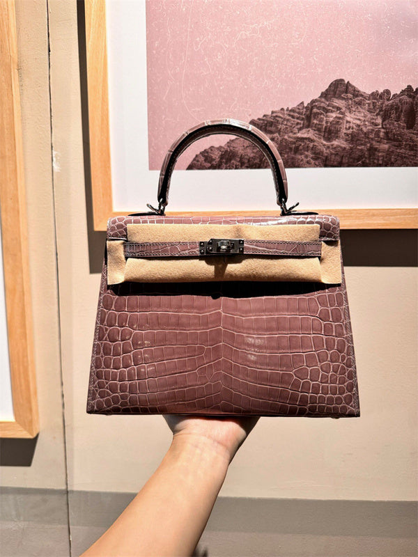 Close-up detail of refined bag design