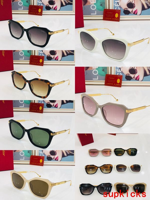 Lifestyle view of Cartier unisex sunglasses