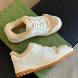 Gucci muted earth tones luxury sneakers view 6 cushioned comfort fit