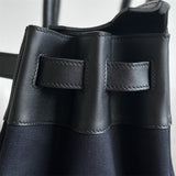 Close-up detail of statement bag design