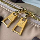 Back view of signature premium women's handbag – women's designer-style accessory