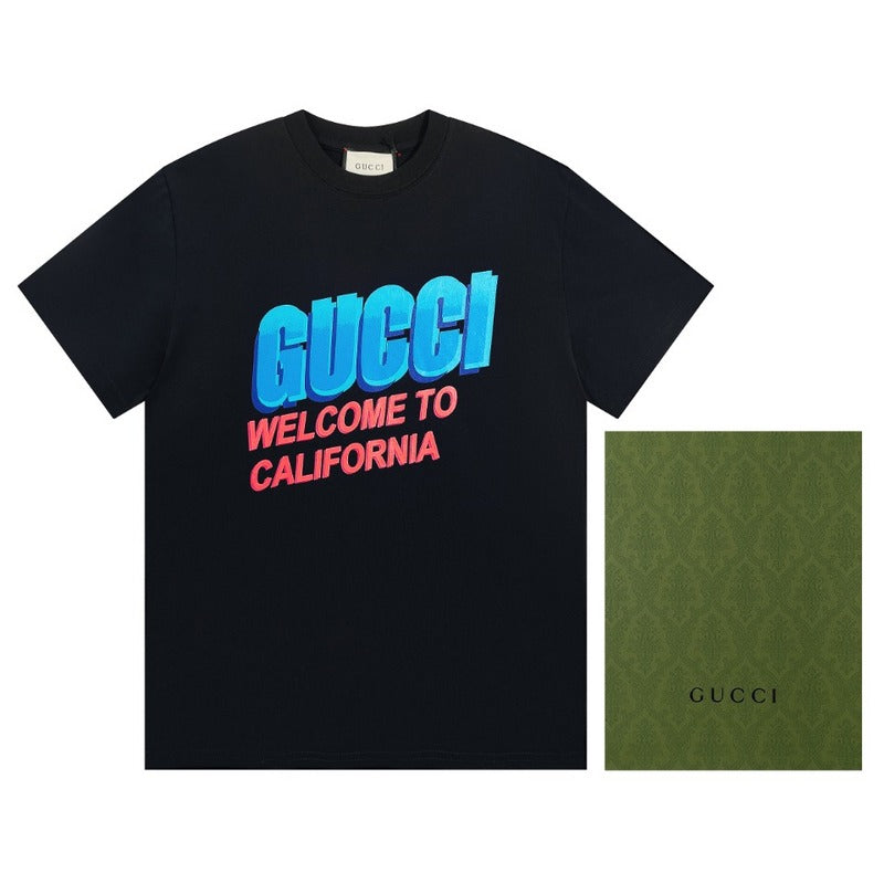 Front view of Gucci luxury clothing with runway-inspired design