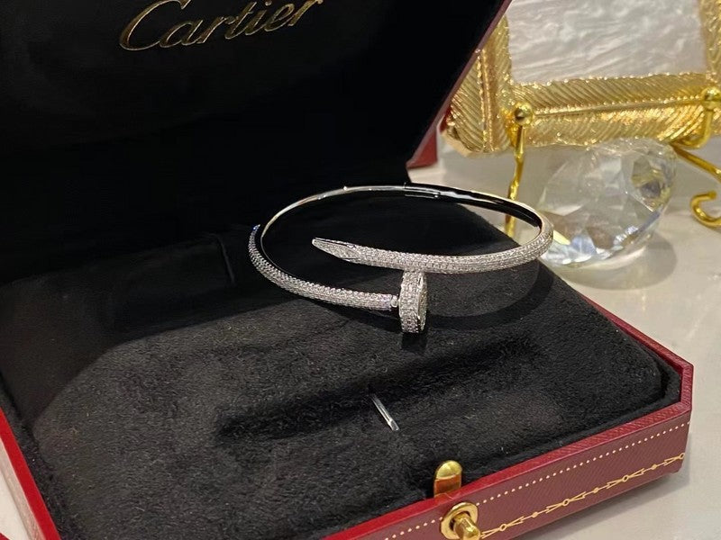 Angled view of Cartier unisex jewelry piece