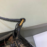 Statement Vegan Leather Handbag - Signature Hardware Accents | Women's Everyday Carry Handbag #443 - styled full view (image 7) of designer-inspired handbag