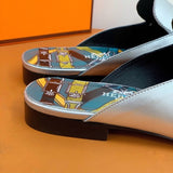 Hermes shoes Style 394 - side profile detail (alternate angle)