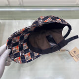 Side view of Burberry unisex cap