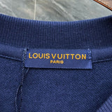 Side profile of Louis Vuitton luxury clothing with tailored silhouette