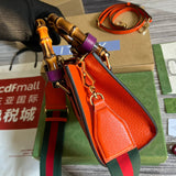 Side view of statement structured handbag