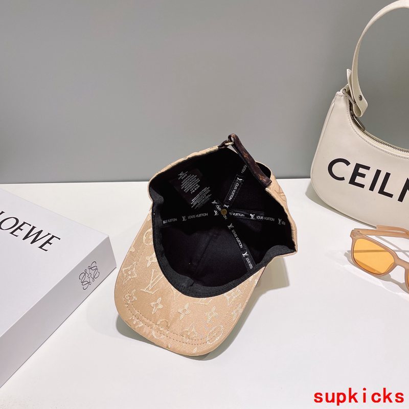 Side view of Louis Vuitton unisex cap