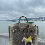 Poised bag shown from front angle