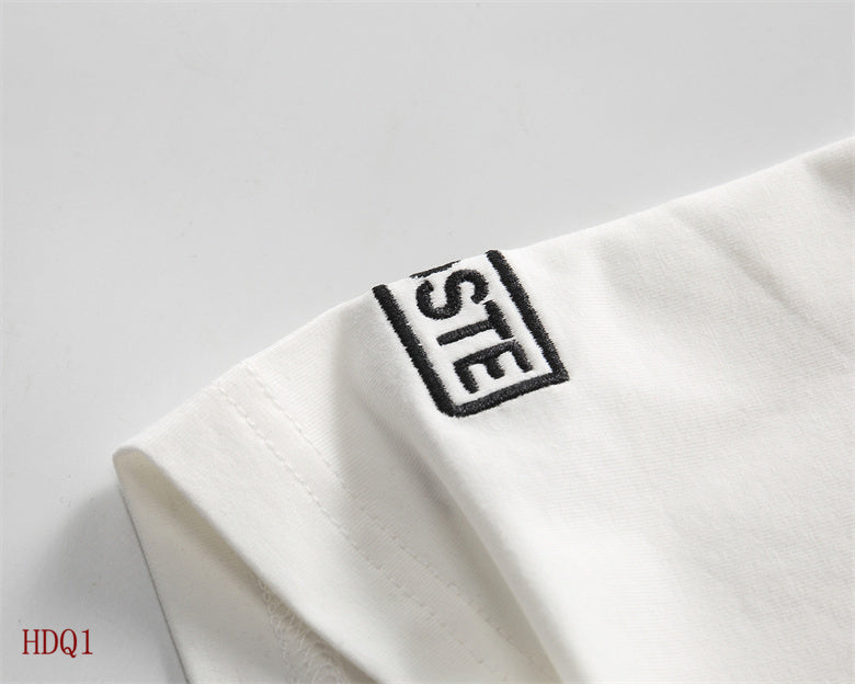 Full styled look of Lacoste luxury clothing with tailored silhouette