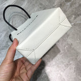 Timeless Faux Leather Handbag - Statement Silhouette | Women's Statement Accessory #1072 - interior view (image 6) of designer-inspired handbag