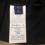 Side profile of Louis Vuitton cotton t-shirt with label-forward styling