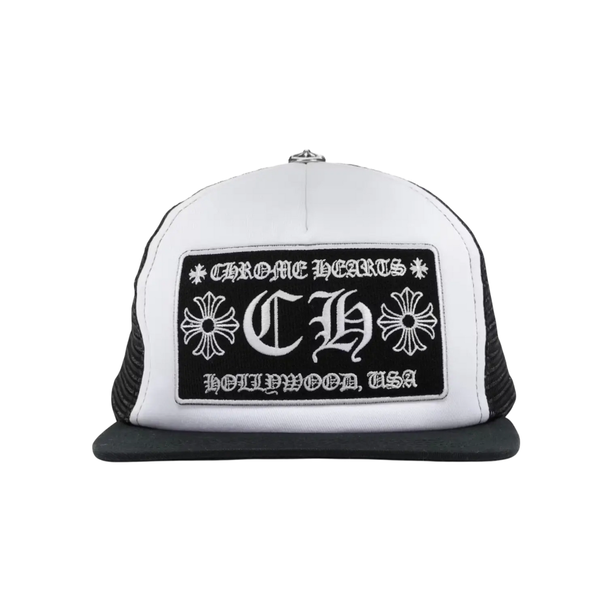 Chrome Hearts Trucker Hat Hollywood White