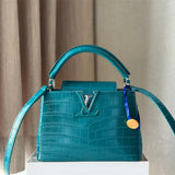  signature crossbody bag detail view showing craftsmanship