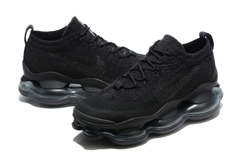 Nike fresh white-and-black luxury sneakers view 5 sleek tonal finish