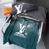 Back view of Louis Vuitton luxury clothing with tailored silhouette