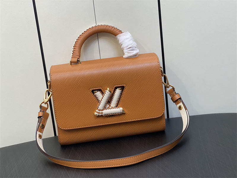  polished satchel detail view showing craftsmanship