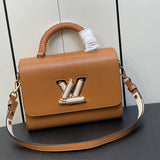 polished satchel detail view showing craftsmanship
