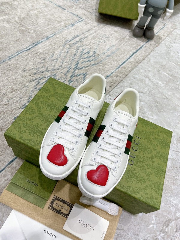 Gucci tonal black luxury sneakers view 9 padded collar comfort