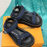 Louis Vuitton Red Loafer Flats - Angled View
