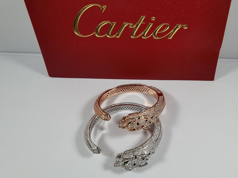 Front view of Cartier unisex jewelry piece