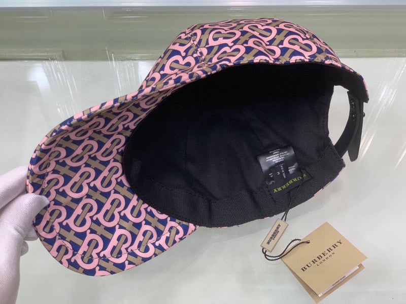 Side view of Burberry unisex cap