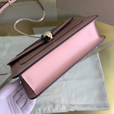 Timeless Vegan Leather Handbag - Understated Luxury Look | Women's Designer-Inspired Purse #1677 - back view (image 4) of designer-inspired handbag