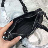 Chic Faux Leather Handbag - Everyday Elegance | Women's Luxury Handbag #695 - alternate angle view (image 8) of designer-inspired handbag
