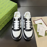 Gucci soft grey luxury sneakers view 10 chunky sole construction