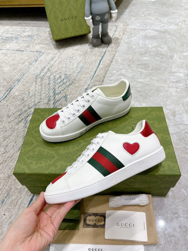 Gucci sneakers detailed view showing premium designer craftsmanship